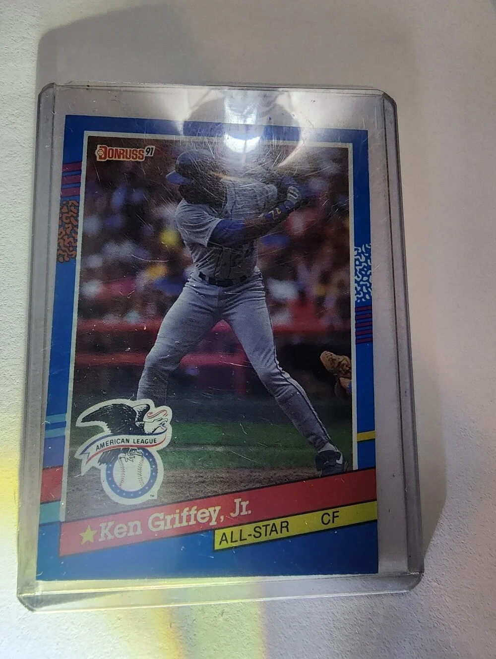 Ken Griffey Jr. 91 Donruss Authenic Error Card #49